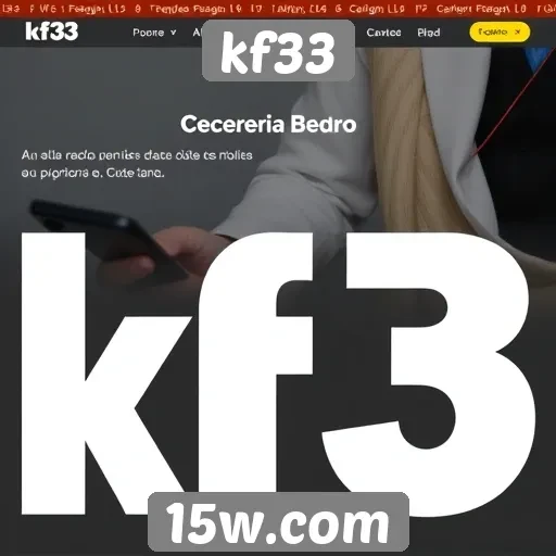 experiência do usuário no site kf33