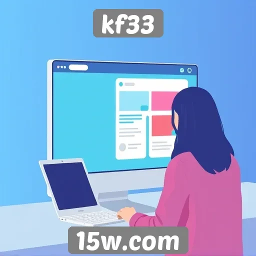 Análise da interface do usuário do site kf33